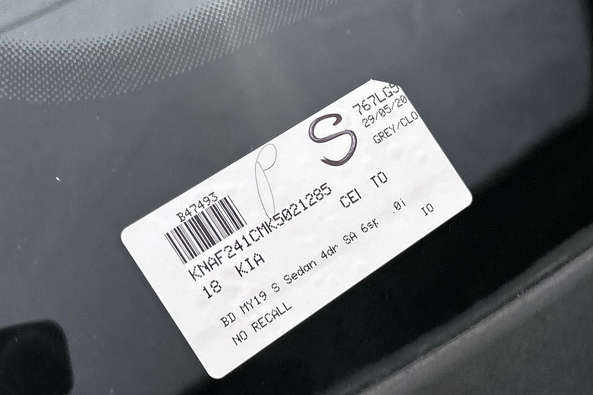 2018 Kia Cerato S BD