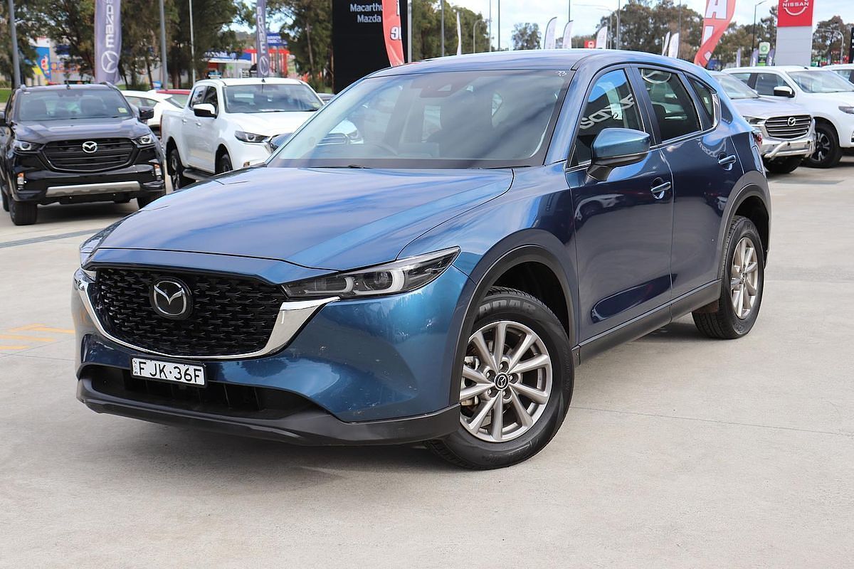 2022 Mazda CX5 Maxx Sport in BLUE Used SUV Campbelltown NSW