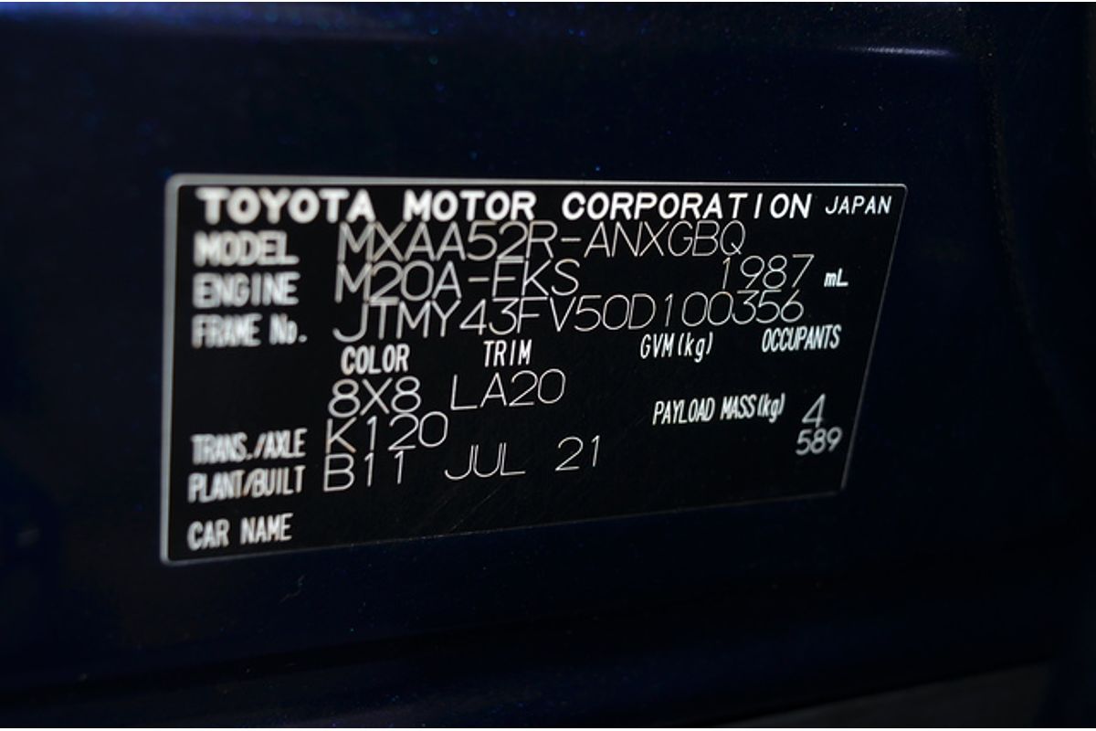 2021 Toyota RAV4 Cruiser MXAA52R