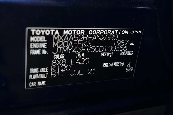 2021 Toyota RAV4 Cruiser MXAA52R