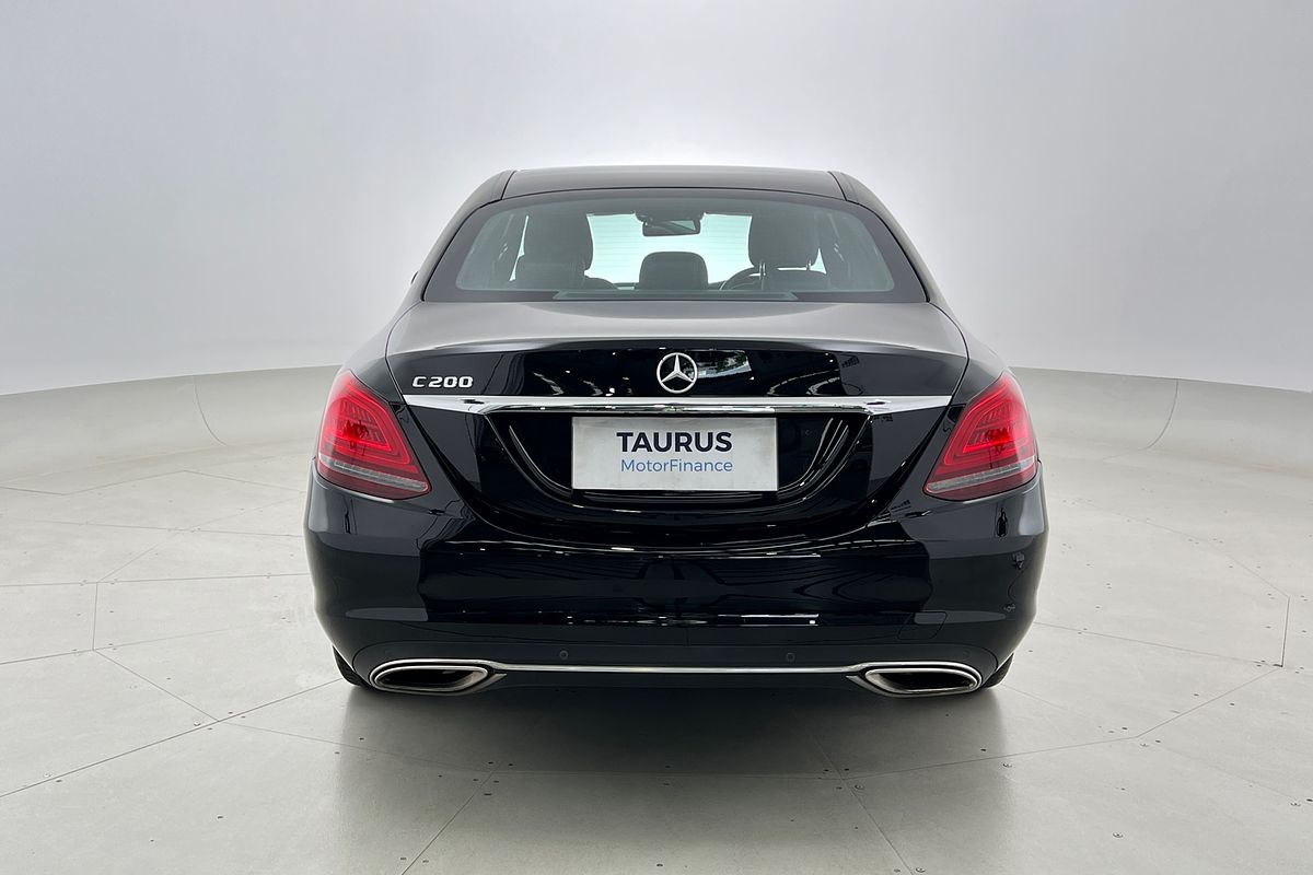 2019 Mercedes Benz CClass C200 in Black Used Sedan Essendon Fields VIC