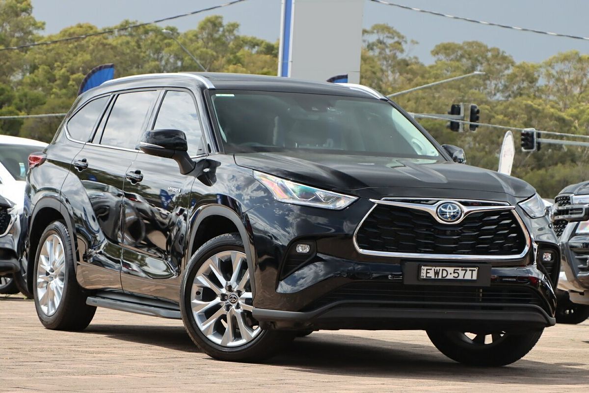 2022 Toyota Kluger Grande in BLACK Used SUV Warwick Farm NSW