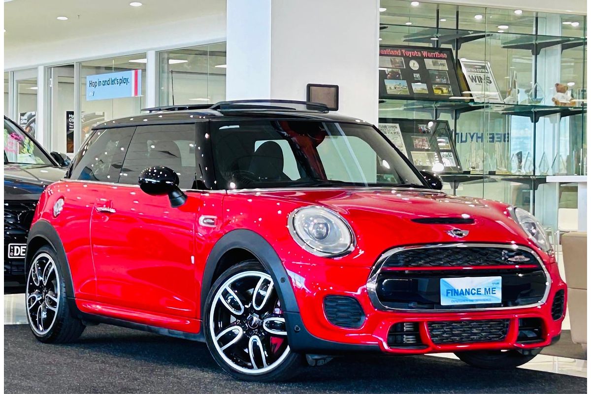 SOLD 2015 MINI Hatch John Cooper Works in Red Used Hatch Hoppers