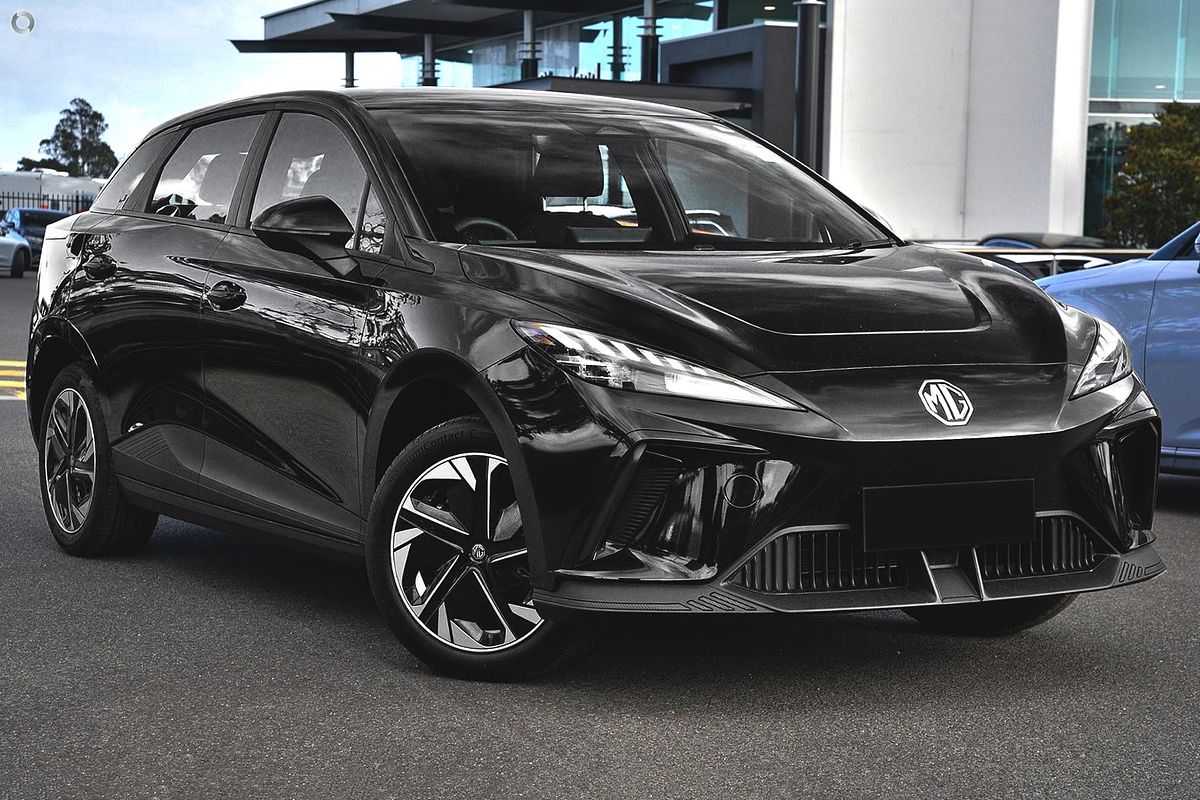 SOLD 2024 MG MG4 Excite 51 in Black New Hatch Southport QLD