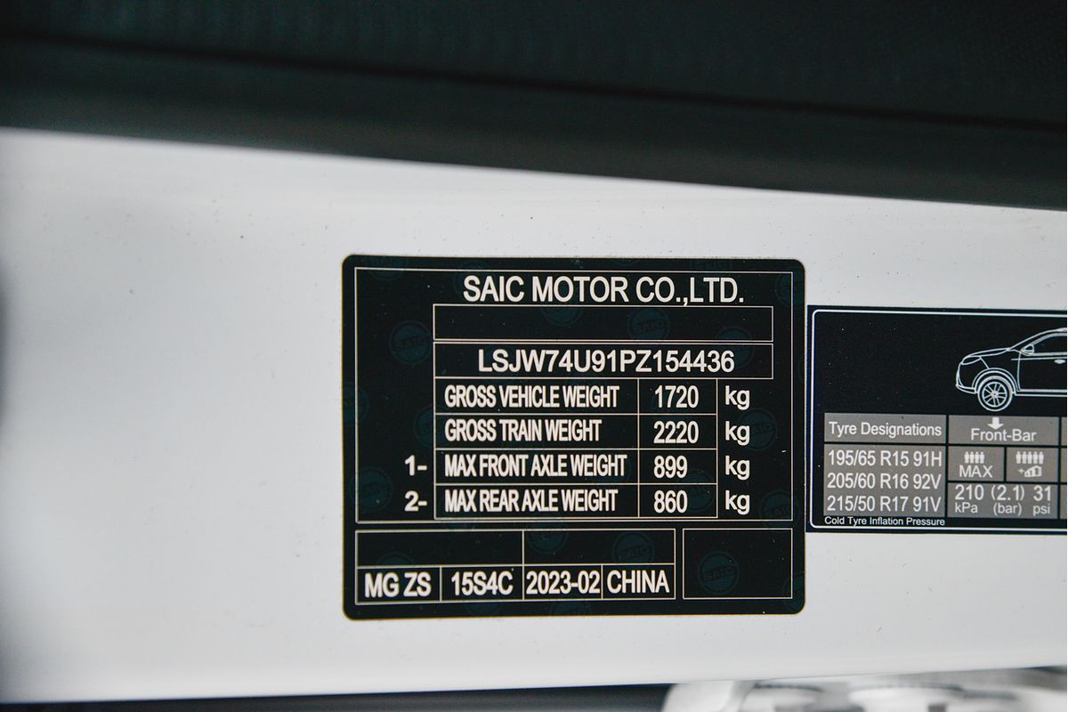 2023 MG ZS Excite AZS1
