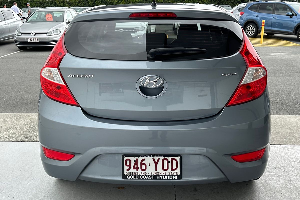 SOLD 2018 Hyundai Accent Sport in Grey Used Hatch Robina QLD