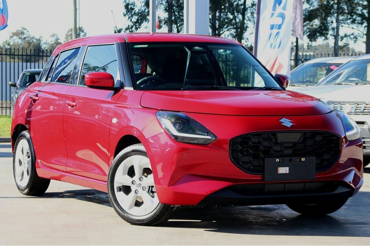 2024 Suzuki Swift Hybrid Plus in Burning Red New Hatch Narellan NSW