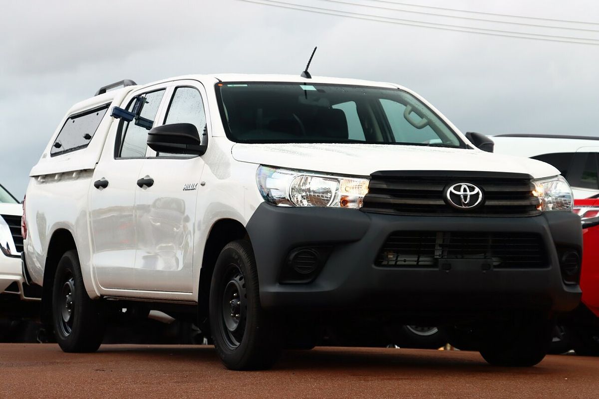 2019 Toyota Hilux Workmate in WHITE Used Ute Wangara WA