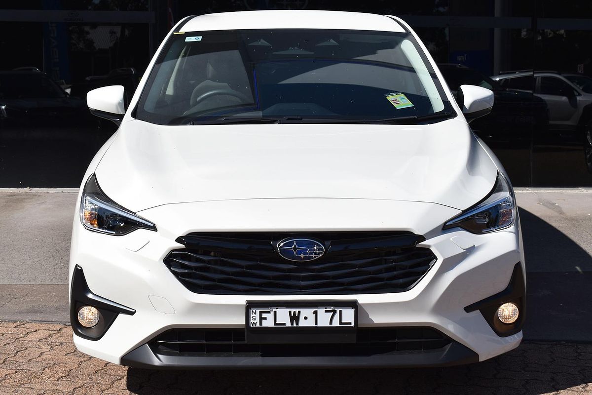 2024 Subaru Impreza 2.0L in White Demo Hatch Sutherland NSW