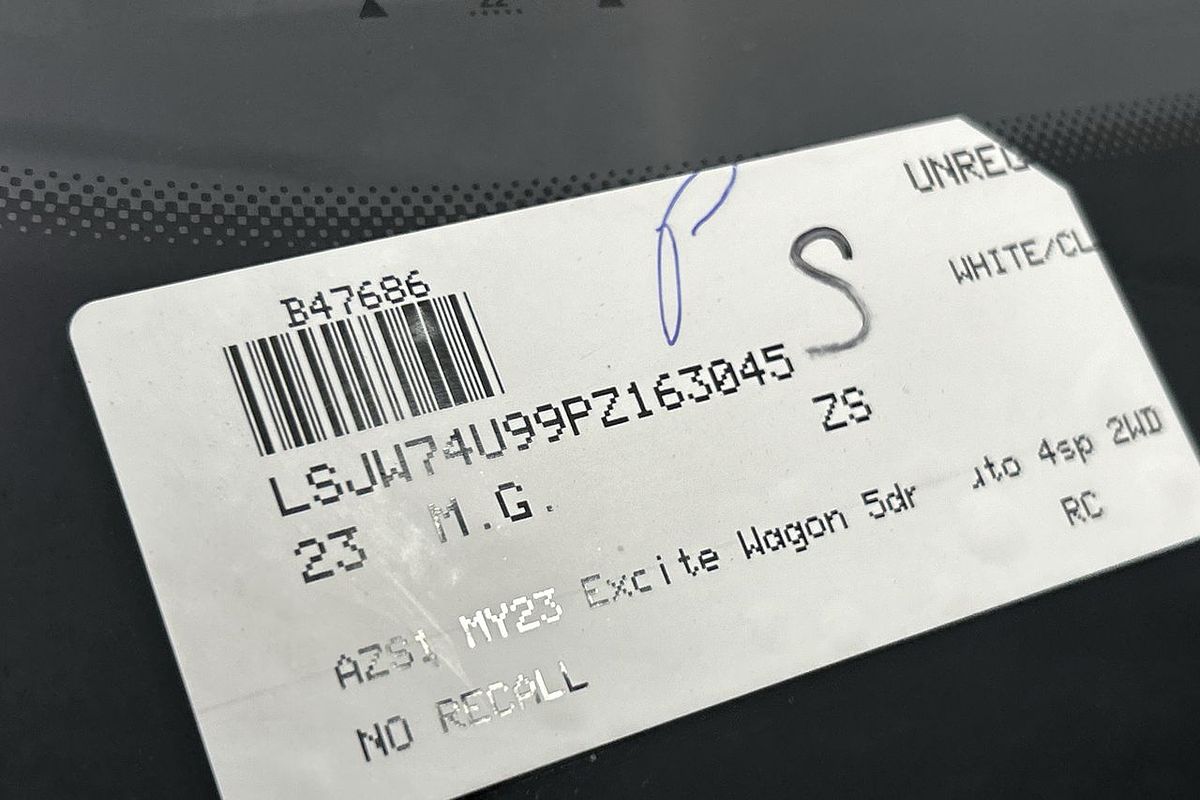 2023 MG ZS Excite AZS1