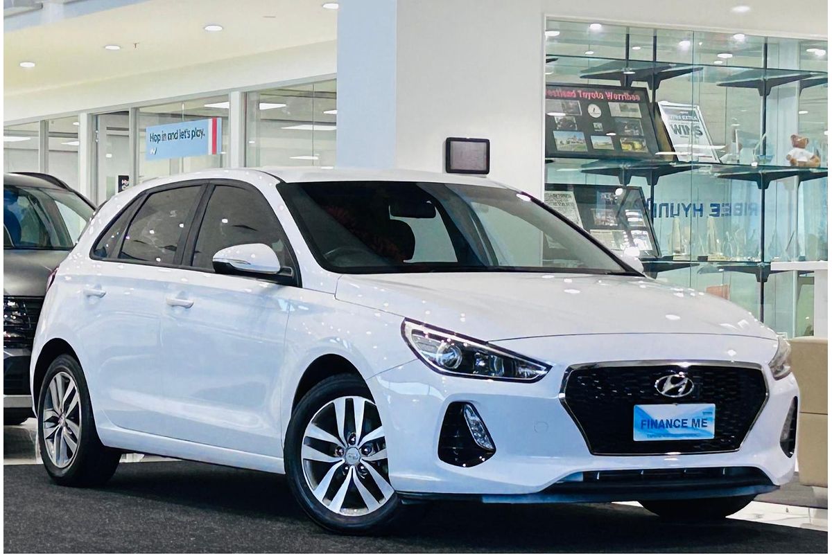 2018 Hyundai i30 Active in White Used Hatch Hoppers Crossing VIC