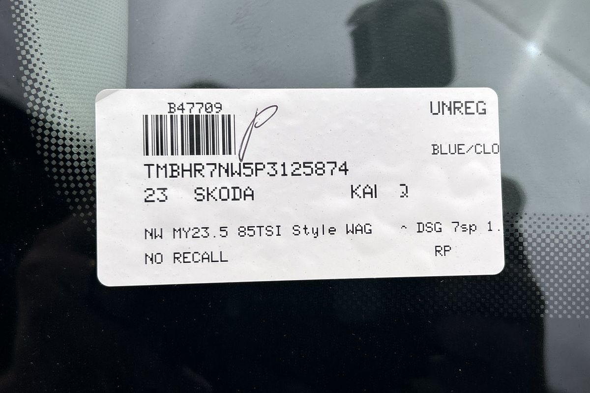2023 SKODA Kamiq 85TSI Style NW
