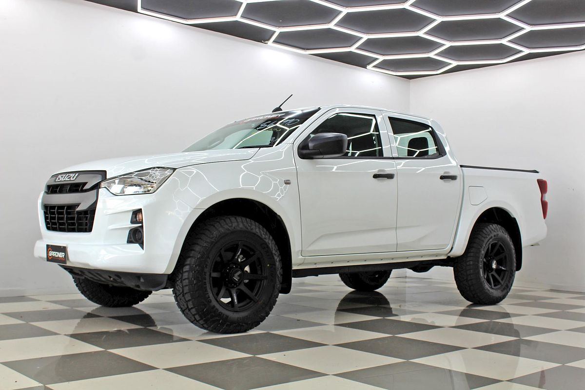 2020 Isuzu DMAX SX in WHITE Used Ute Burleigh Heads QLD