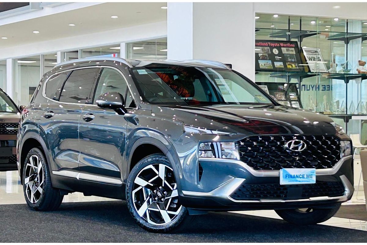 2022 Hyundai Santa Fe Elite in Green Used SUV Hoppers Crossing VIC