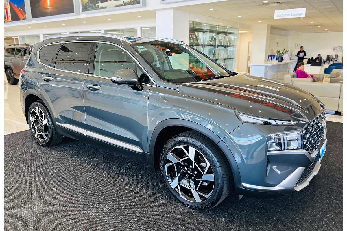 2022 Hyundai Santa Fe Elite in Green Used SUV Hoppers Crossing VIC