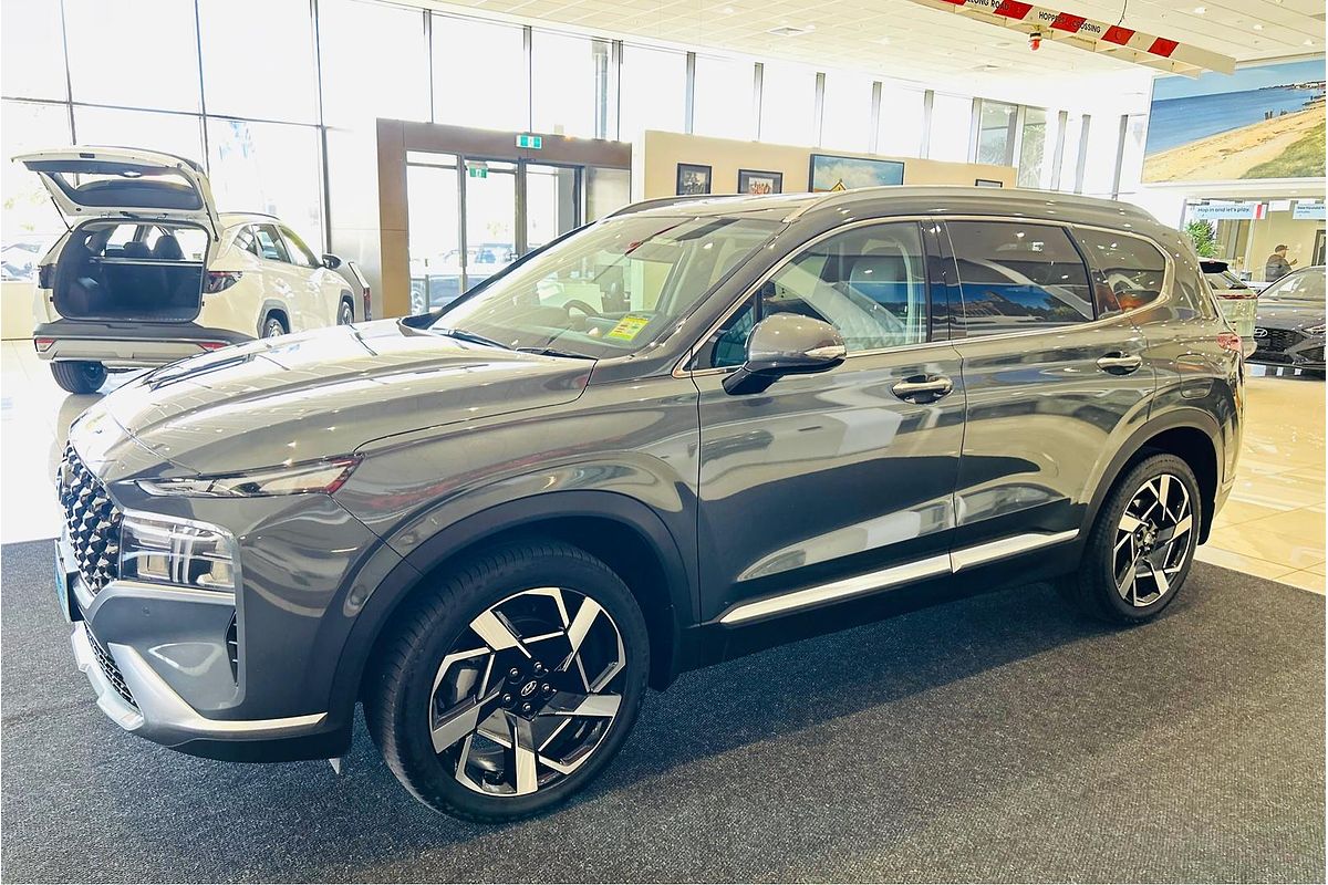 2022 Hyundai Santa Fe Elite in Green Used SUV Hoppers Crossing VIC