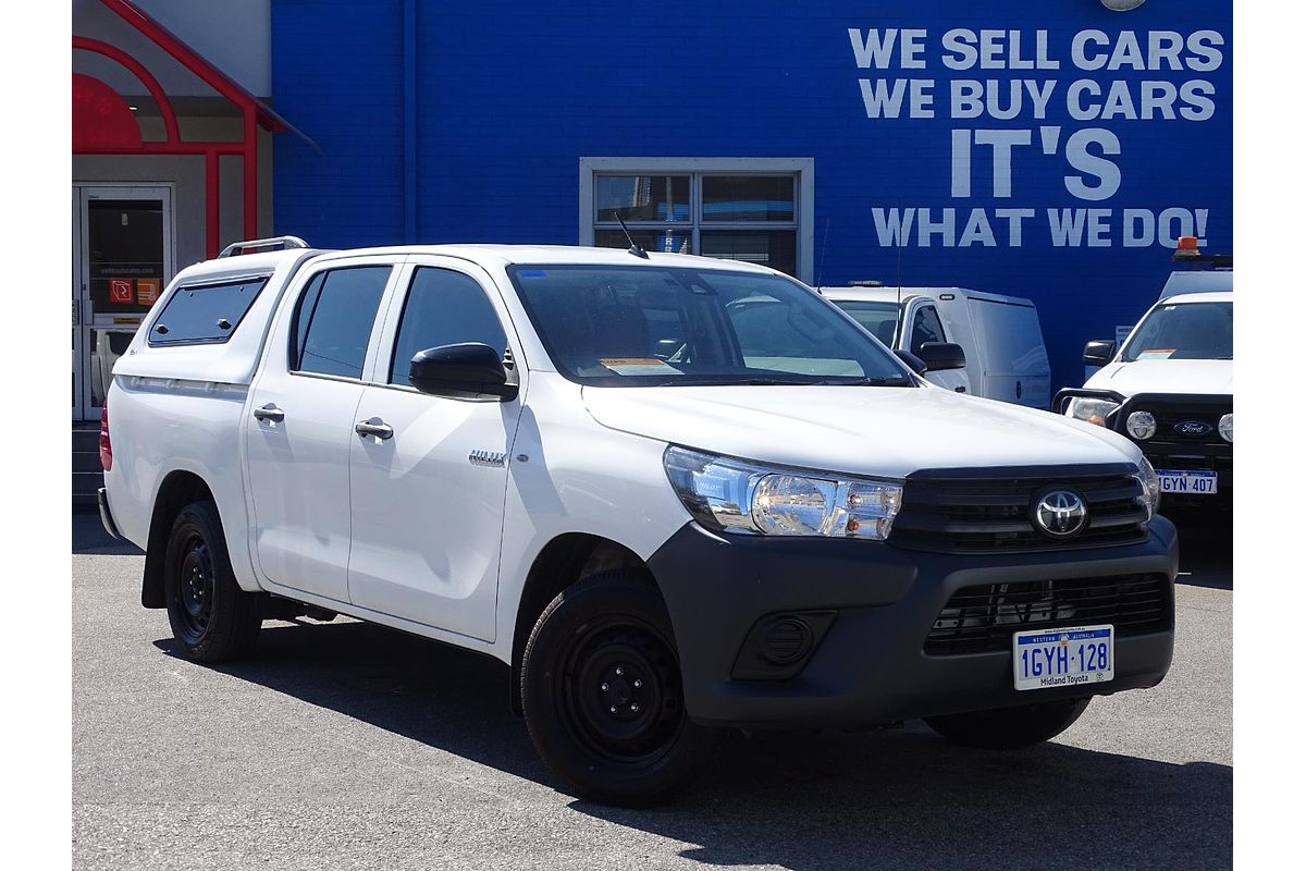 2019 Toyota Hilux Workmate TGN121R Rear Wheel Drive