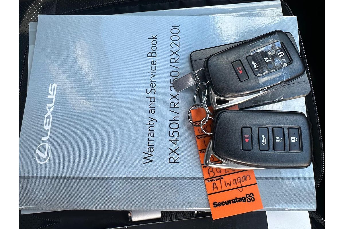 2016 Lexus RX RX350 Sports Luxury GGL25R