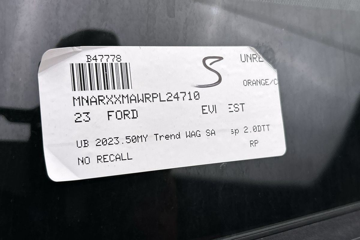 2023 Ford Everest Trend 2.0L