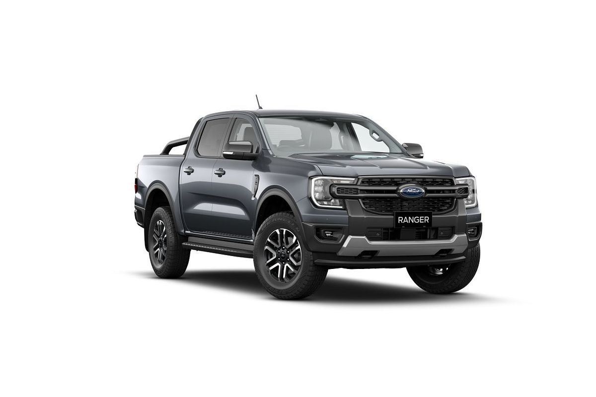 2024 Ford Ranger Sport in Meteor Grey New Ute Yallah NSW