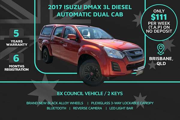 2017 Isuzu D-MAX SX High Ride Rear Wheel Drive