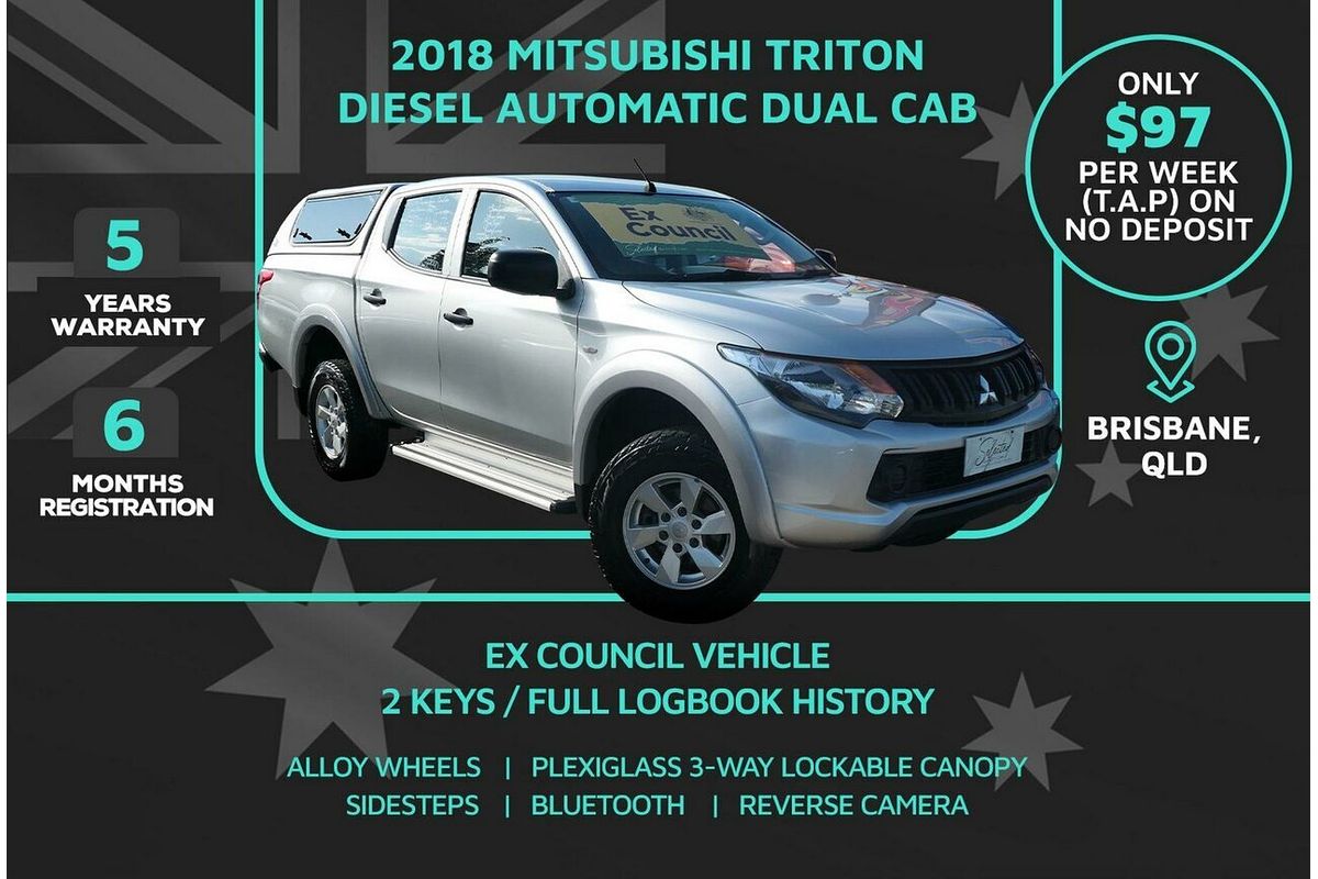 2018 Mitsubishi Triton GLX MQ Rear Wheel Drive