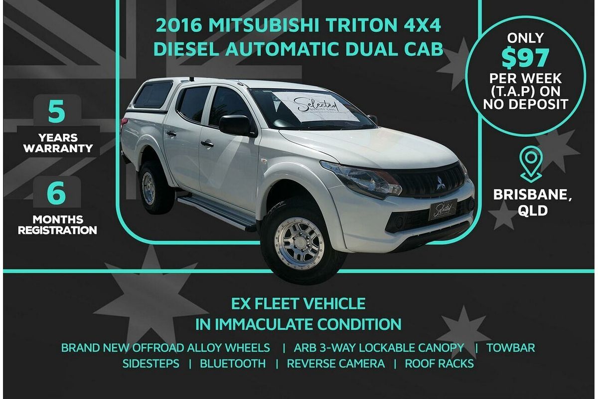 2016 Mitsubishi Triton GLX MQ 4X4