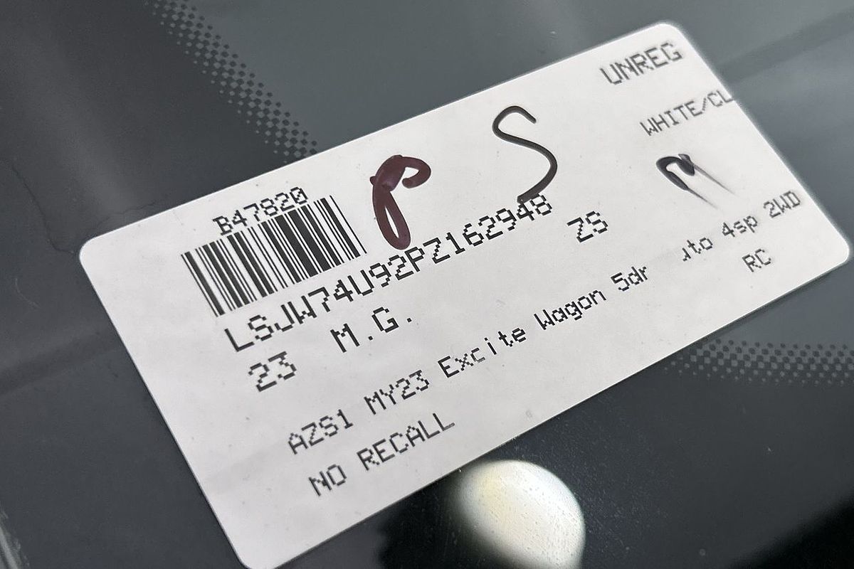 2023 MG ZS Excite AZS1