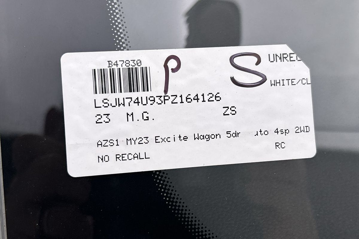 2023 MG ZS Excite AZS1