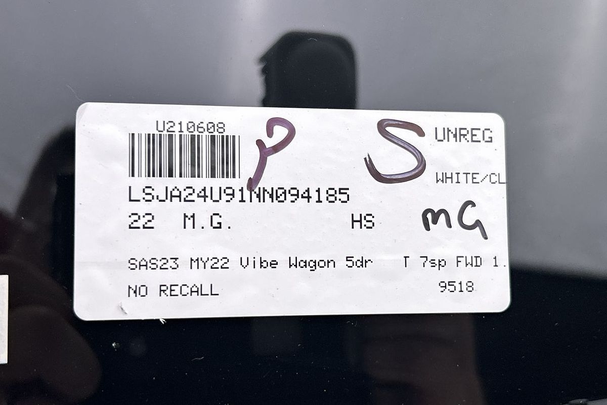 2022 MG HS Vibe SAS23