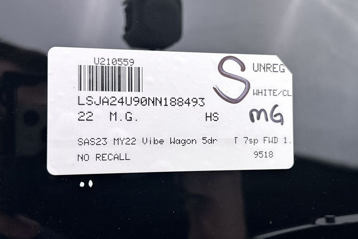 2022 MG HS Vibe SAS23