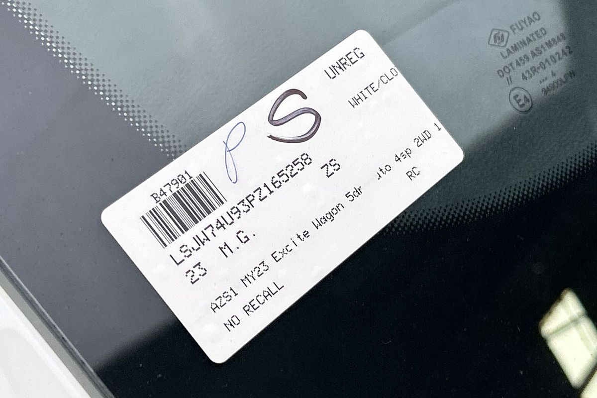 2023 MG ZS Excite AZS1