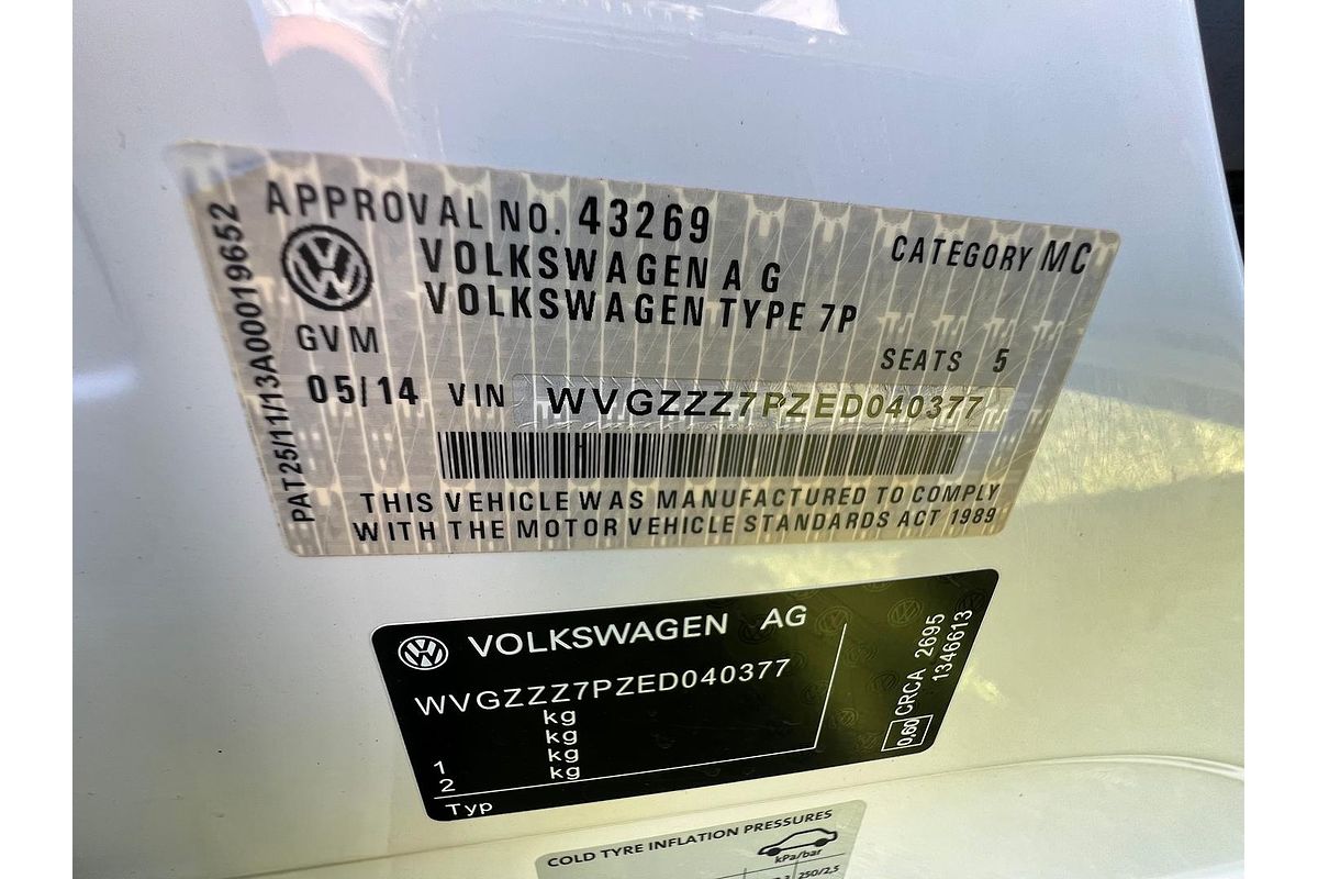 2014 Volkswagen Touareg V6 TDI 7P