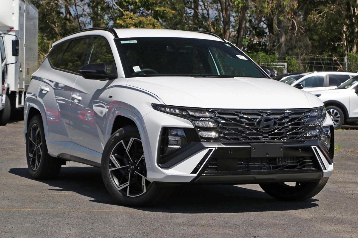 2024 Hyundai Tucson Elite N Line in White Cream | New SUV | Capalaba QLD