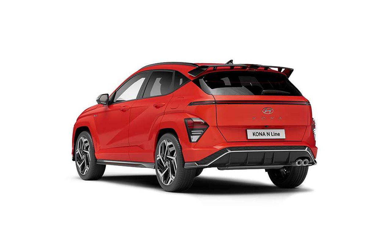 SOLD 2024 Hyundai Kona Premium N Line in SOULTRONIC ORANGE | Demo SUV ...