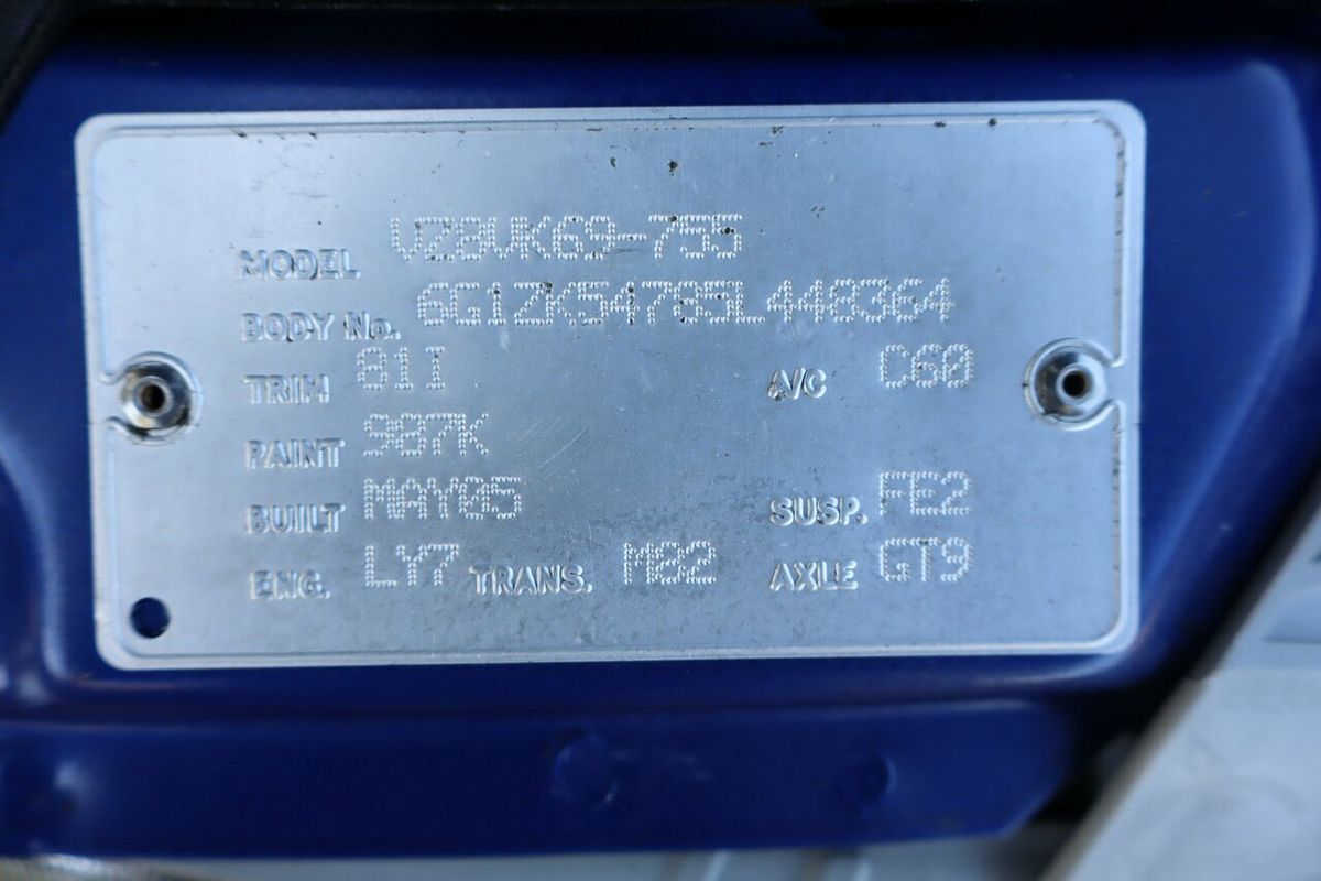 2005 Holden Commodore SV6 VZ 05 Upgrade