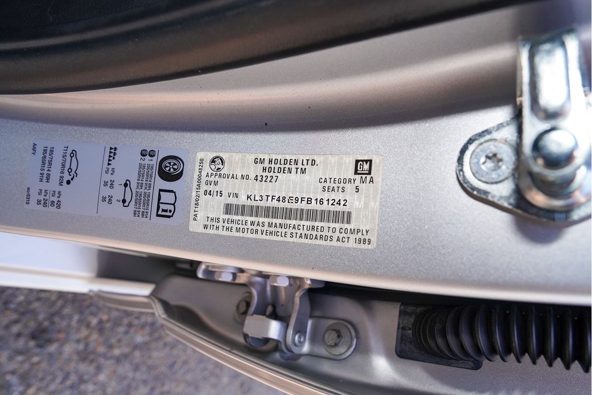 2015 Holden Barina X TM