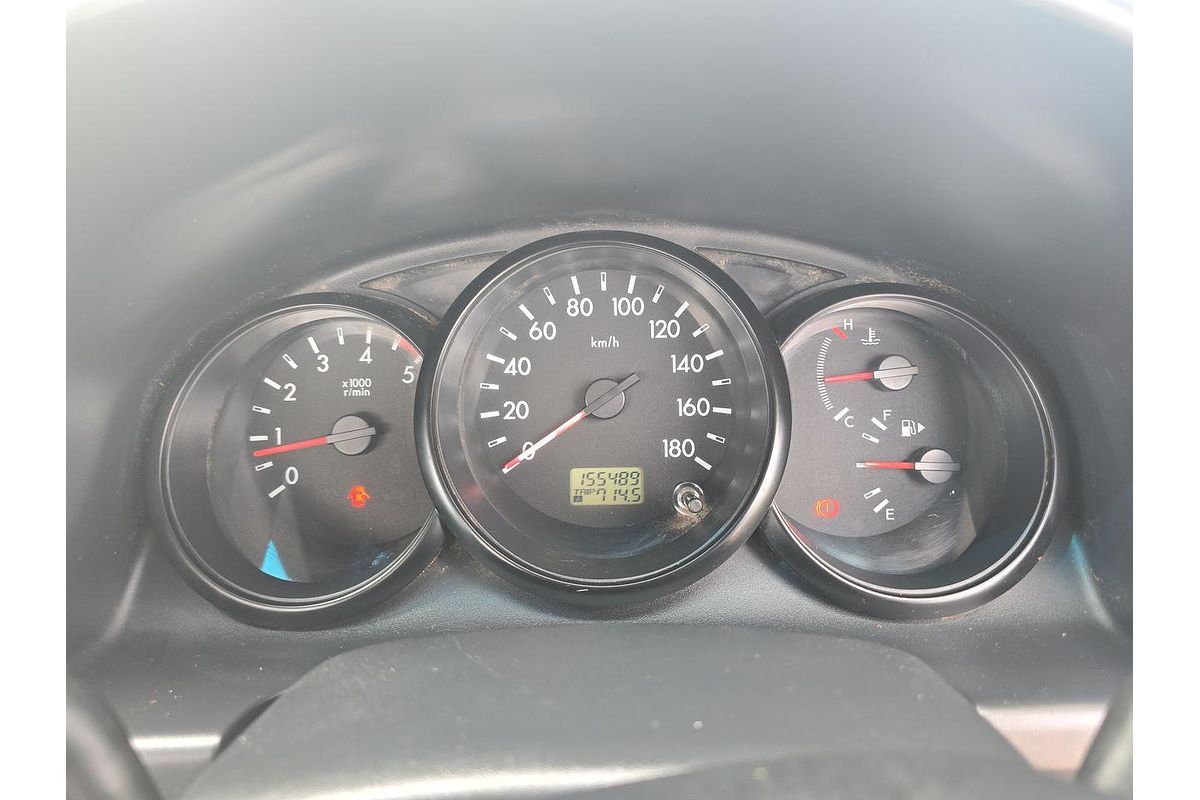 2009 Mazda BT-50 DX UN Rear Wheel Drive