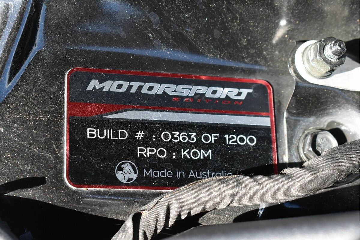 2017 Holden Commodore Motorsport Edition VF Series II