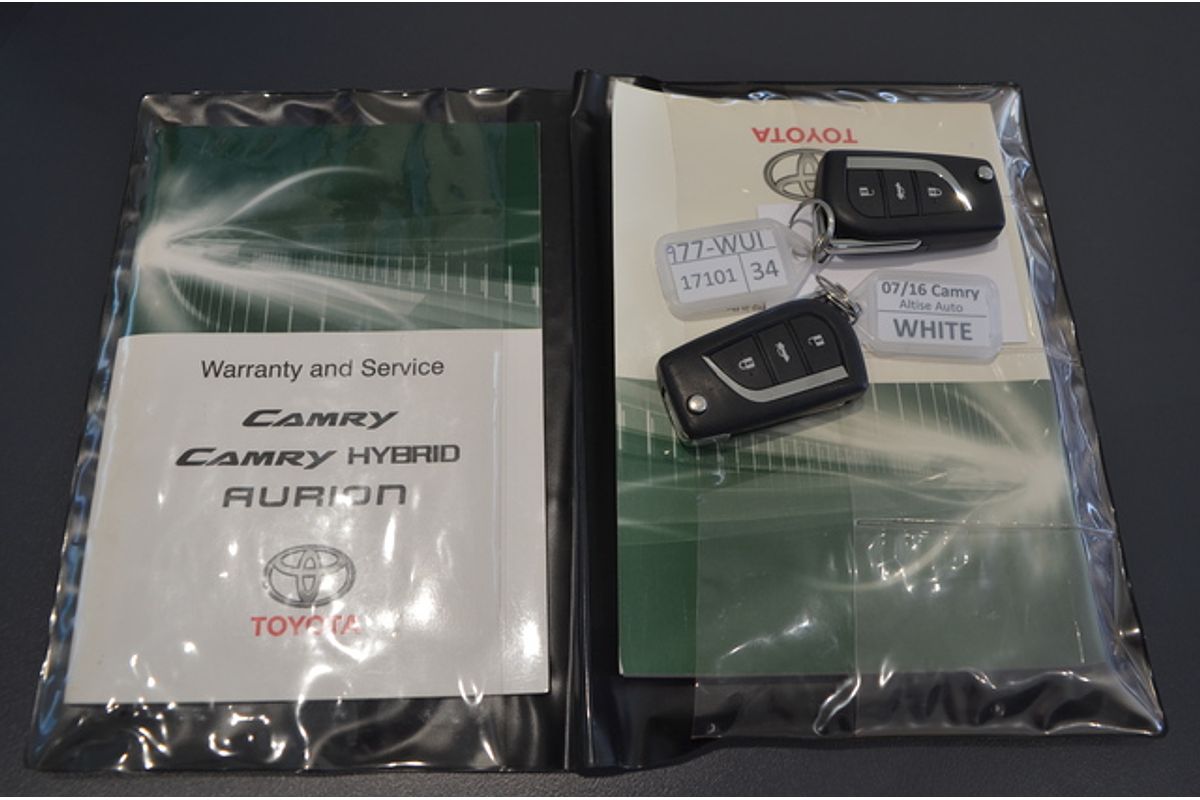 2016 Toyota Camry Altise ASV50R