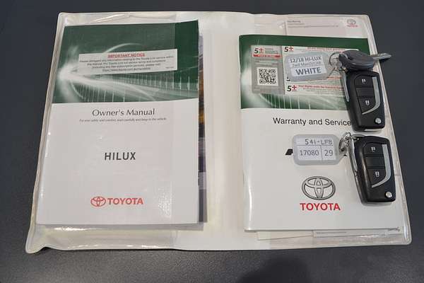 2018 Toyota Hilux Workmate GUN122R Rear Wheel Drive