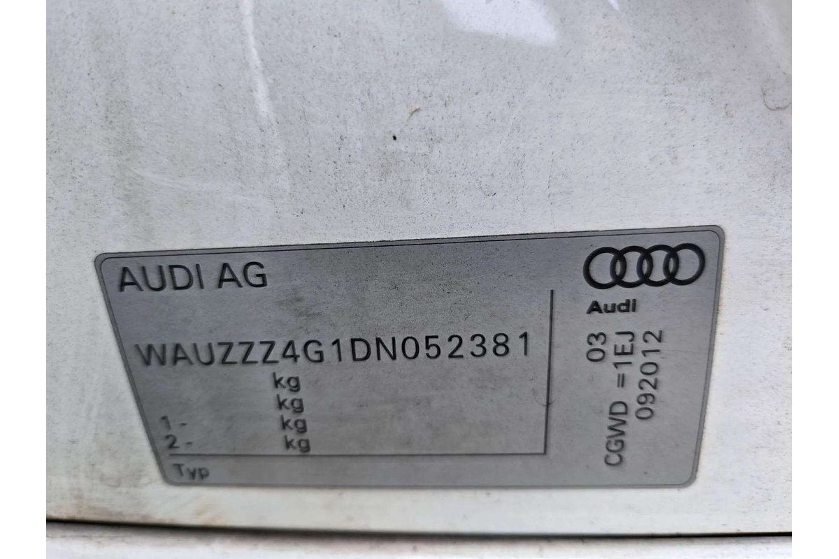 2013 Audi A7  4G
