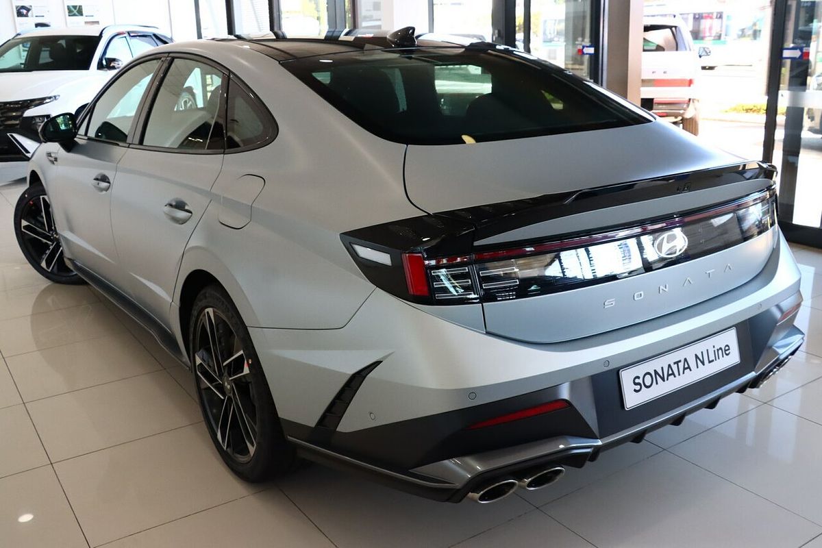 SOLD 2024 Hyundai Sonata N Line in AERO SILVER | New Sedan | Victoria ...