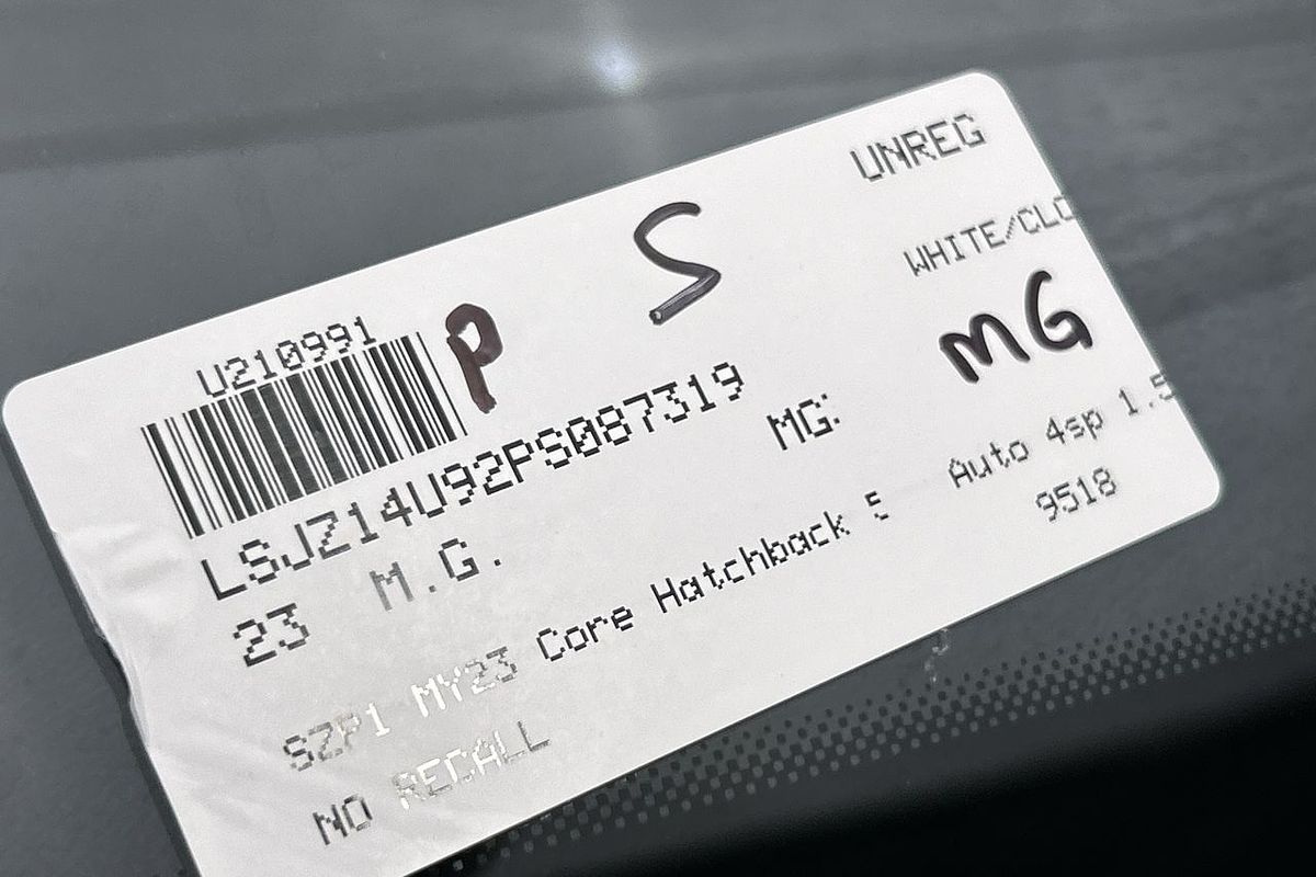 2023 MG MG3 Core