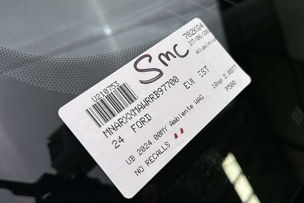 2024 Ford Everest Ambiente 2.0L