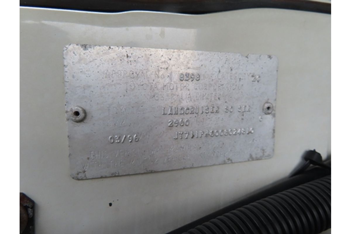1996 Toyota Landcruiser Standard HZJ80R