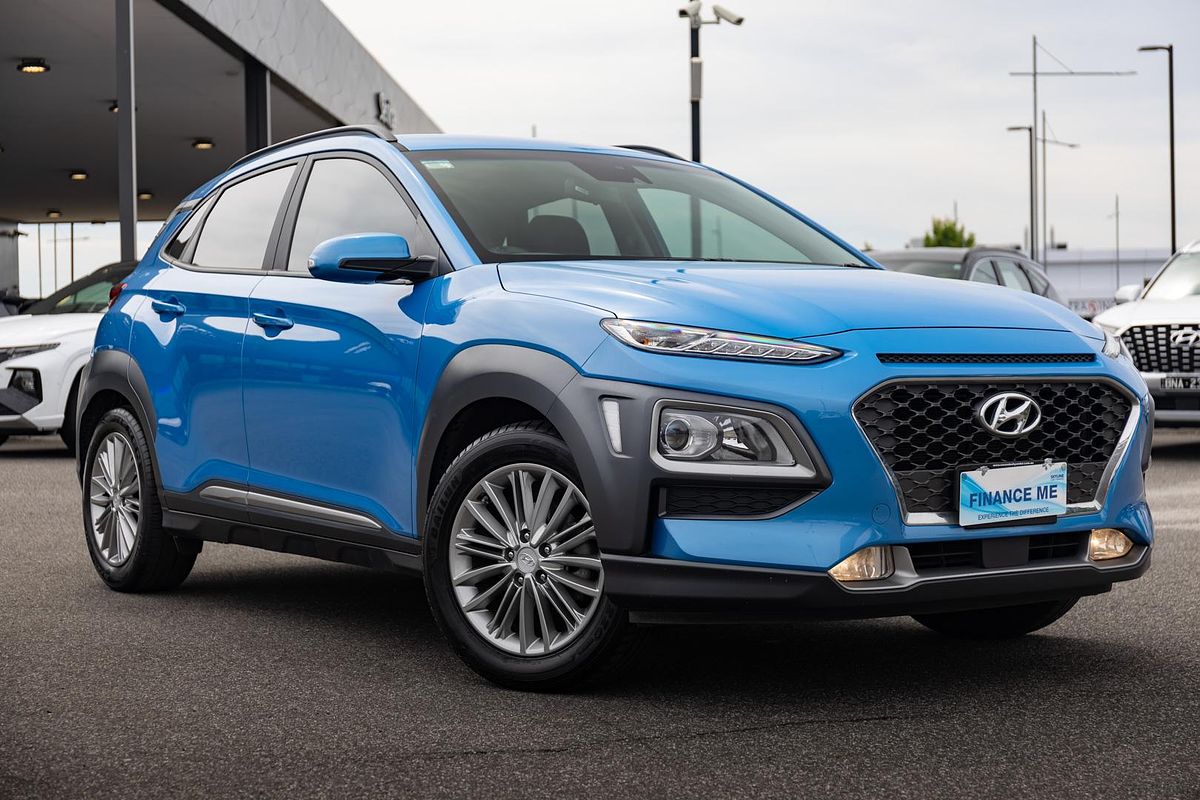 SOLD 2019 Hyundai Kona Elite in Blue | Used SUV | Essendon Fields VIC