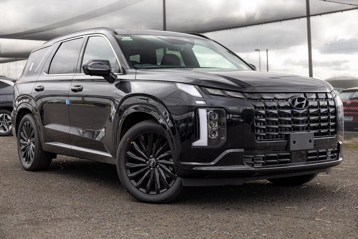 SOLD 2024 Hyundai Palisade Calligraphy Black Ink in Black | New SUV ...
