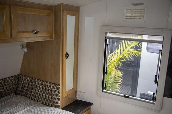 2014 Atlantic Caravans PEARL CARAVAN REAR DOOR