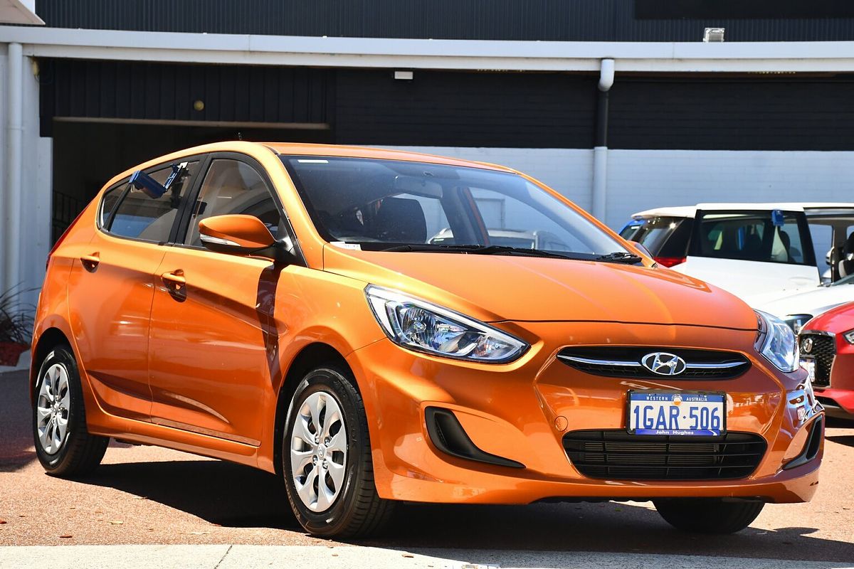 2016 Hyundai Accent Active in Vitamin C | Used Hatch | Victoria Park WA